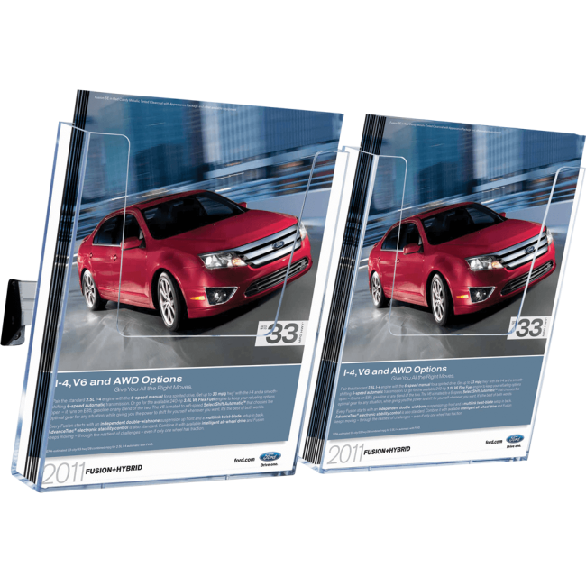 Brochureholder til væg