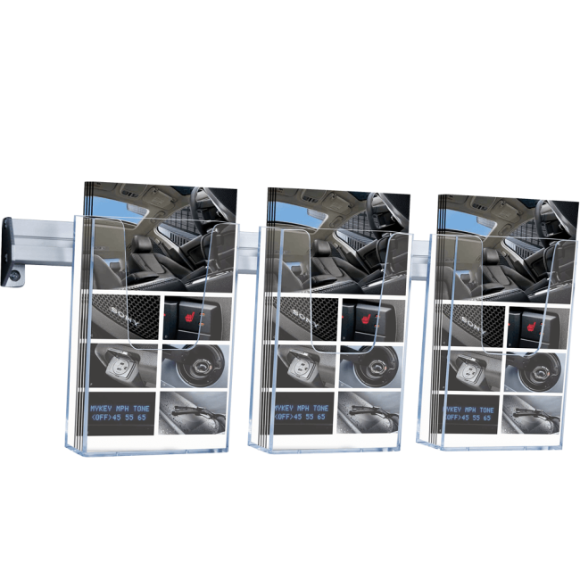 Brochureholder til væg