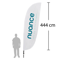 Beachflag - Bladformet