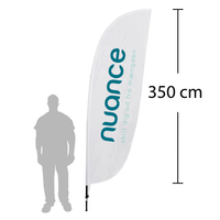 Beachflag - Bladformet