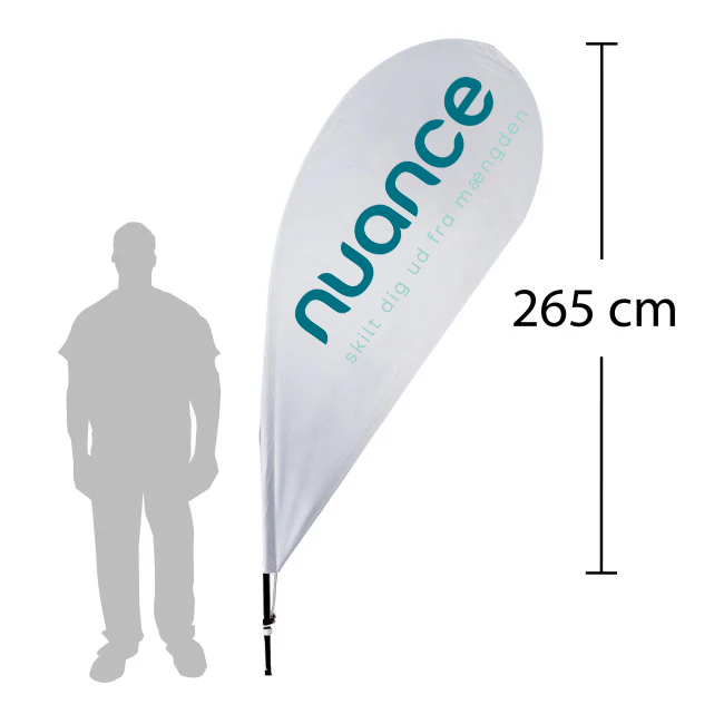 Beachflag - Dråbeformet