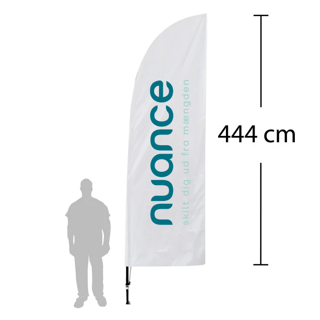 Beachflag - Sejlformet