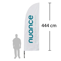 Beachflag - Sejlformet