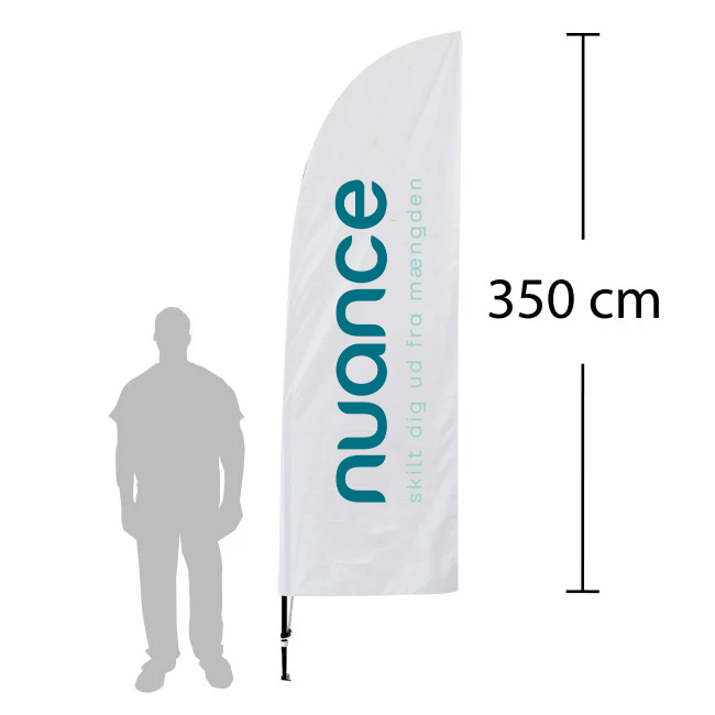 Beachflag - Sejlformet