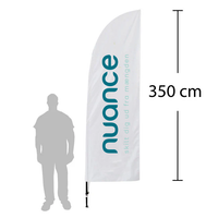 Beachflag - Sejlformet