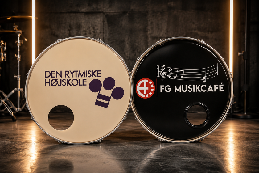 Specialprint til stortromme cover