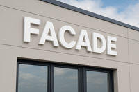Facadebogstaver i PVC