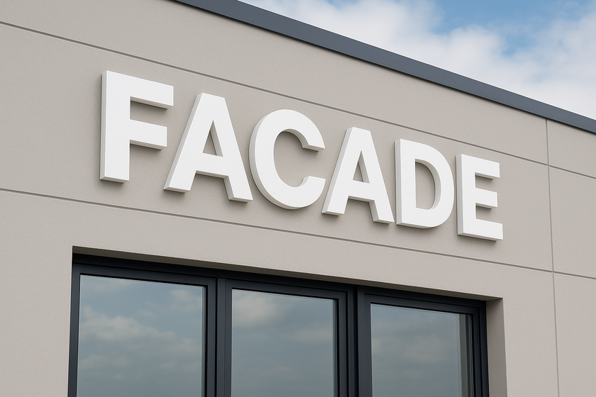Facadebogstaver i PVC