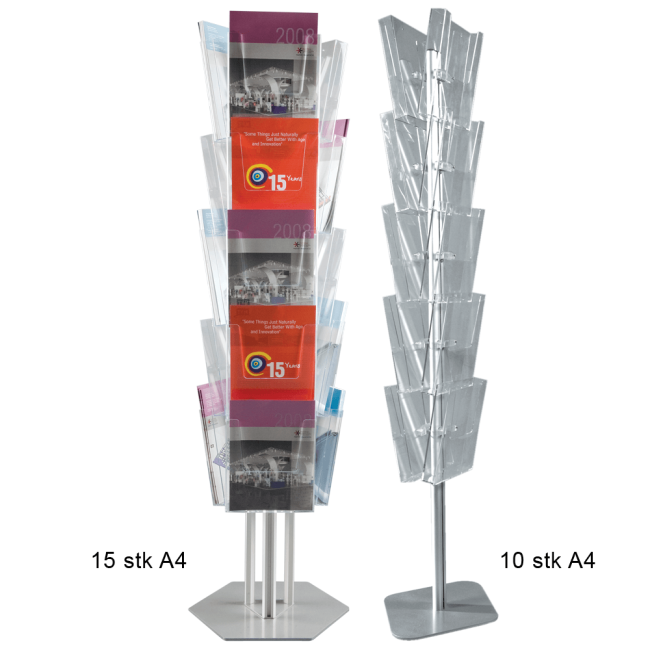 Brochureholder gulvstand