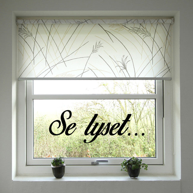 Foliebogstaver i standardfolie