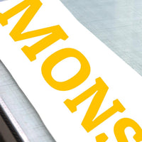 Foliebogstaver i refleksfolie