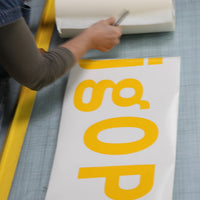 Foliebogstaver i refleksfolie