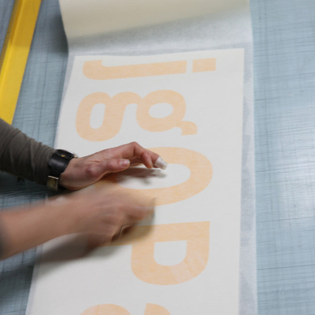 Foliebogstaver i refleksfolie