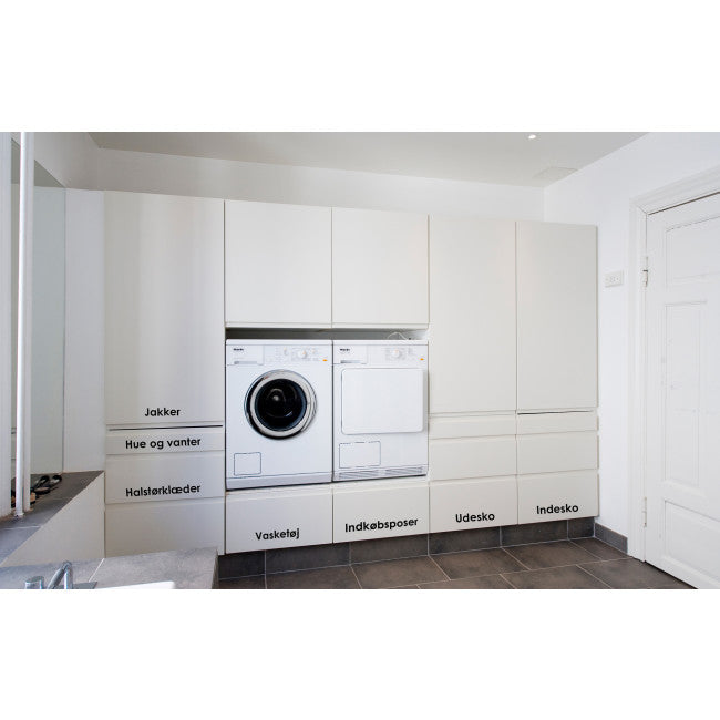 Foliebogstaver i standardfolie